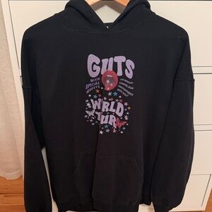 Olivia Rodrigo GUTS Black Graphic Hoodie